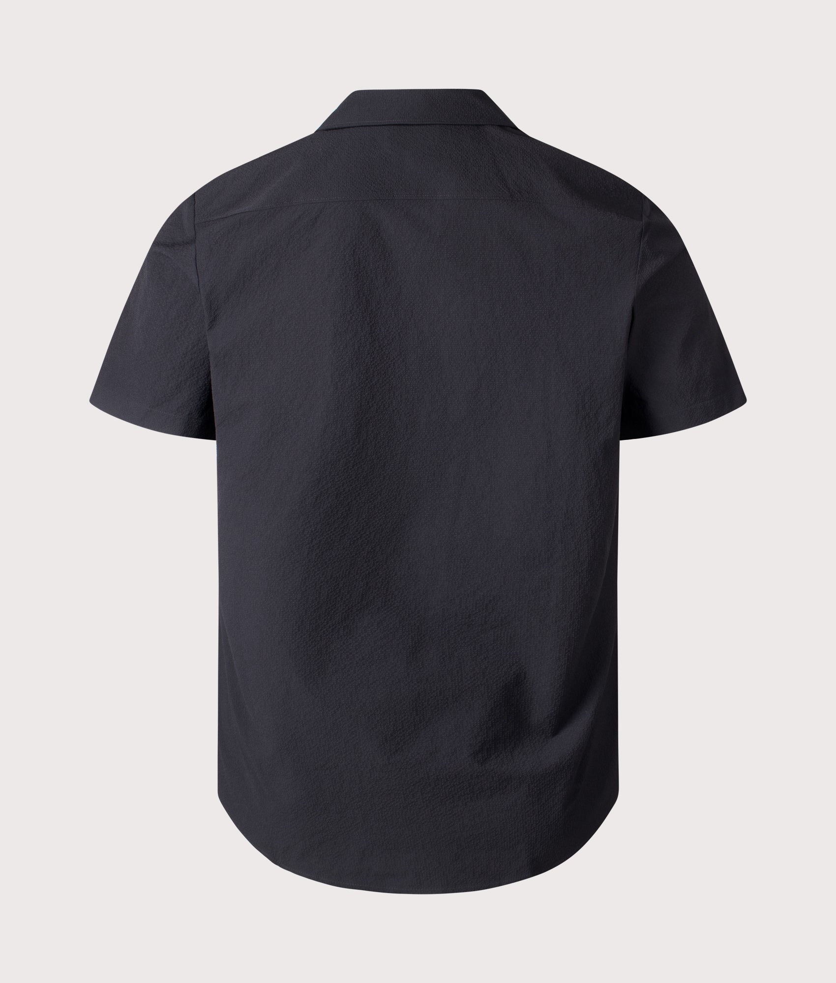 Relaxed Fit Ellino Shirt. Shot by EQVVS. Back shot.
