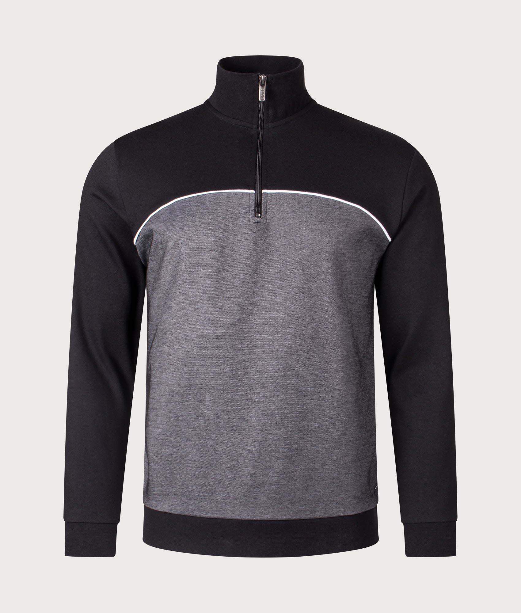 Quarter Zip Sweatshirt. Shot by EQVVS. Front shot.