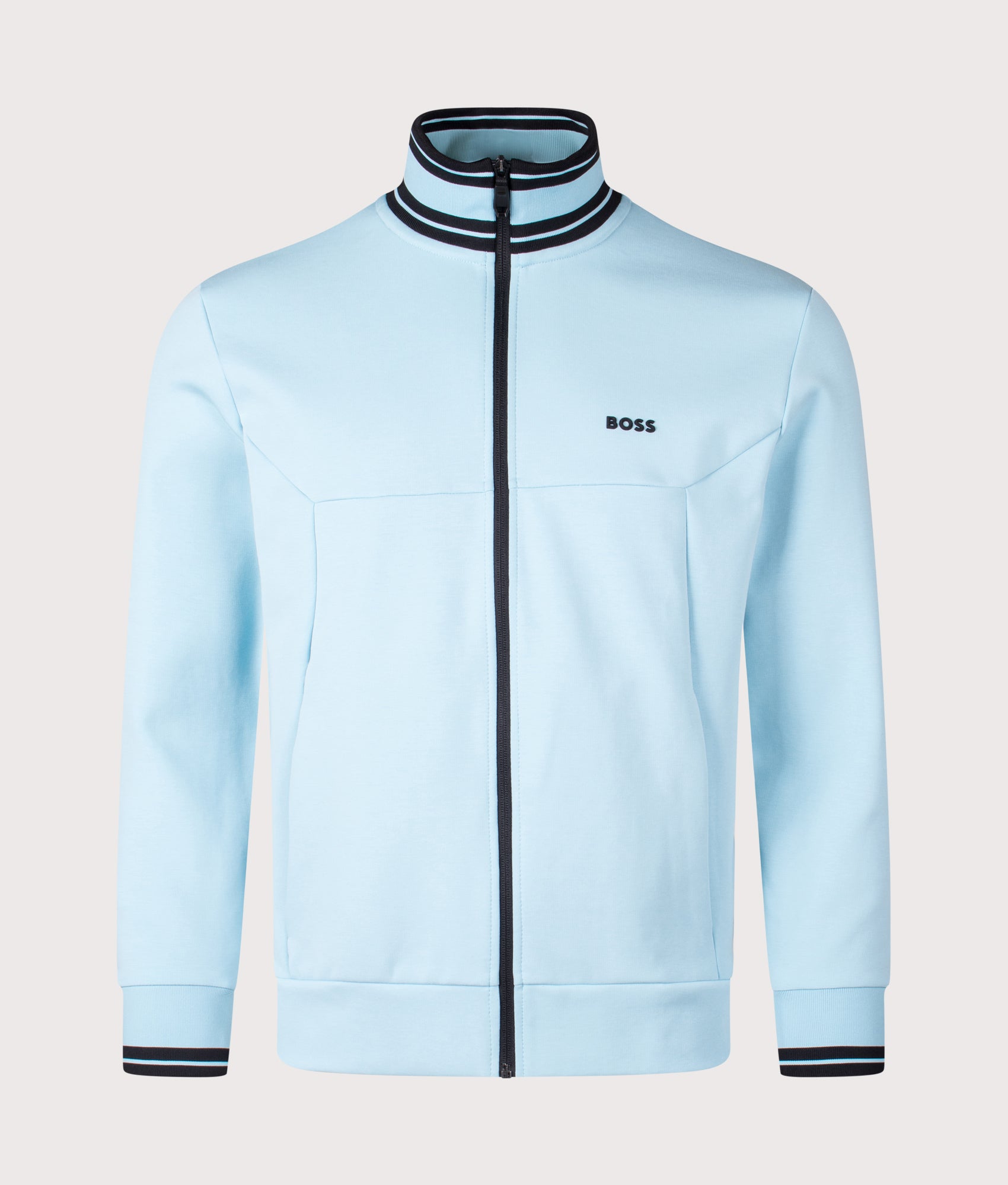 Full Zip Zone Sweatshirt. Shot by EQVVS. Front shot.