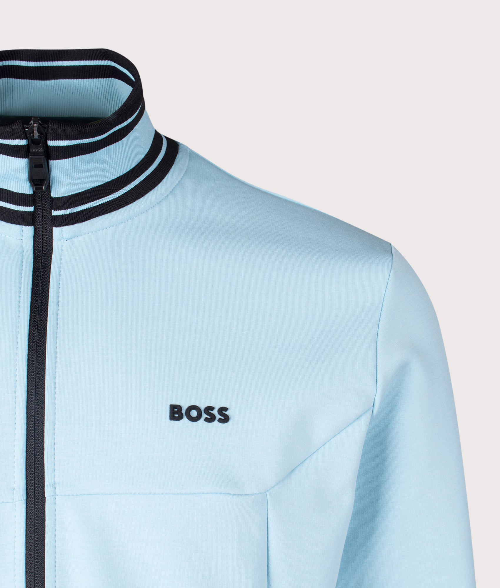 Full Zip Zone Sweatshirt. Shot by EQVVS. Detail shot.