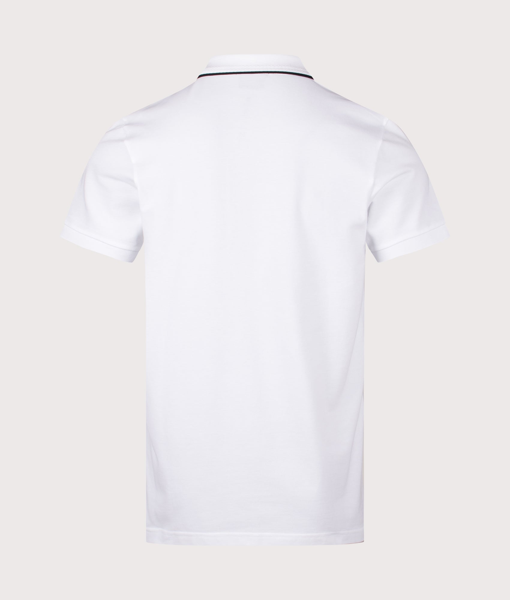 Zip Neck Philix Polo Shirt. Shot by EQVVS. Back shot.