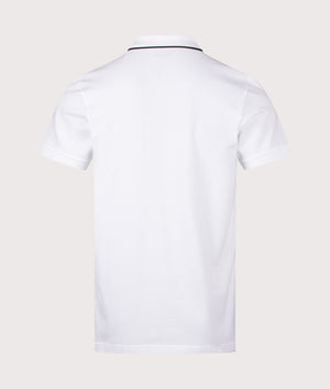 Zip Neck Philix Polo Shirt. Shot by EQVVS. Back shot.