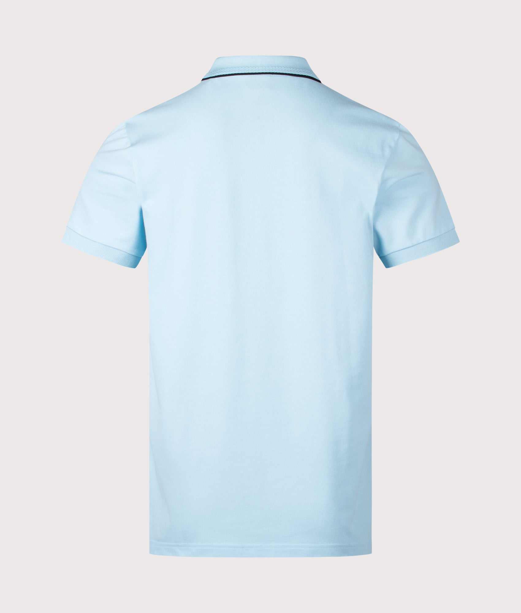 Zip Neck Philix Polo Shirt. Shot by EQVVS. Back shot.