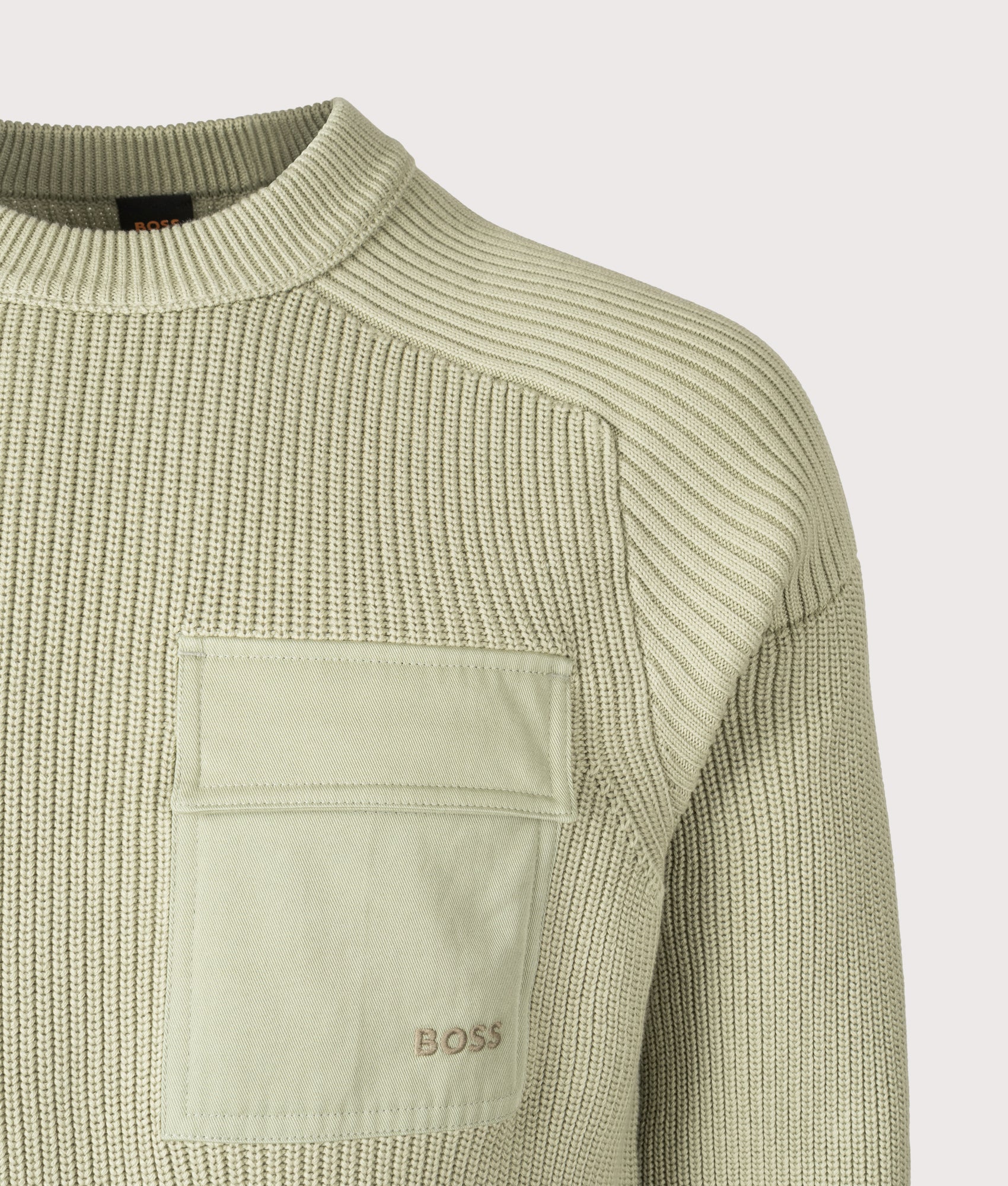 Relaxed Fit Kalamaro Sweatshirt. Shot by EQVVS. Detail shot.