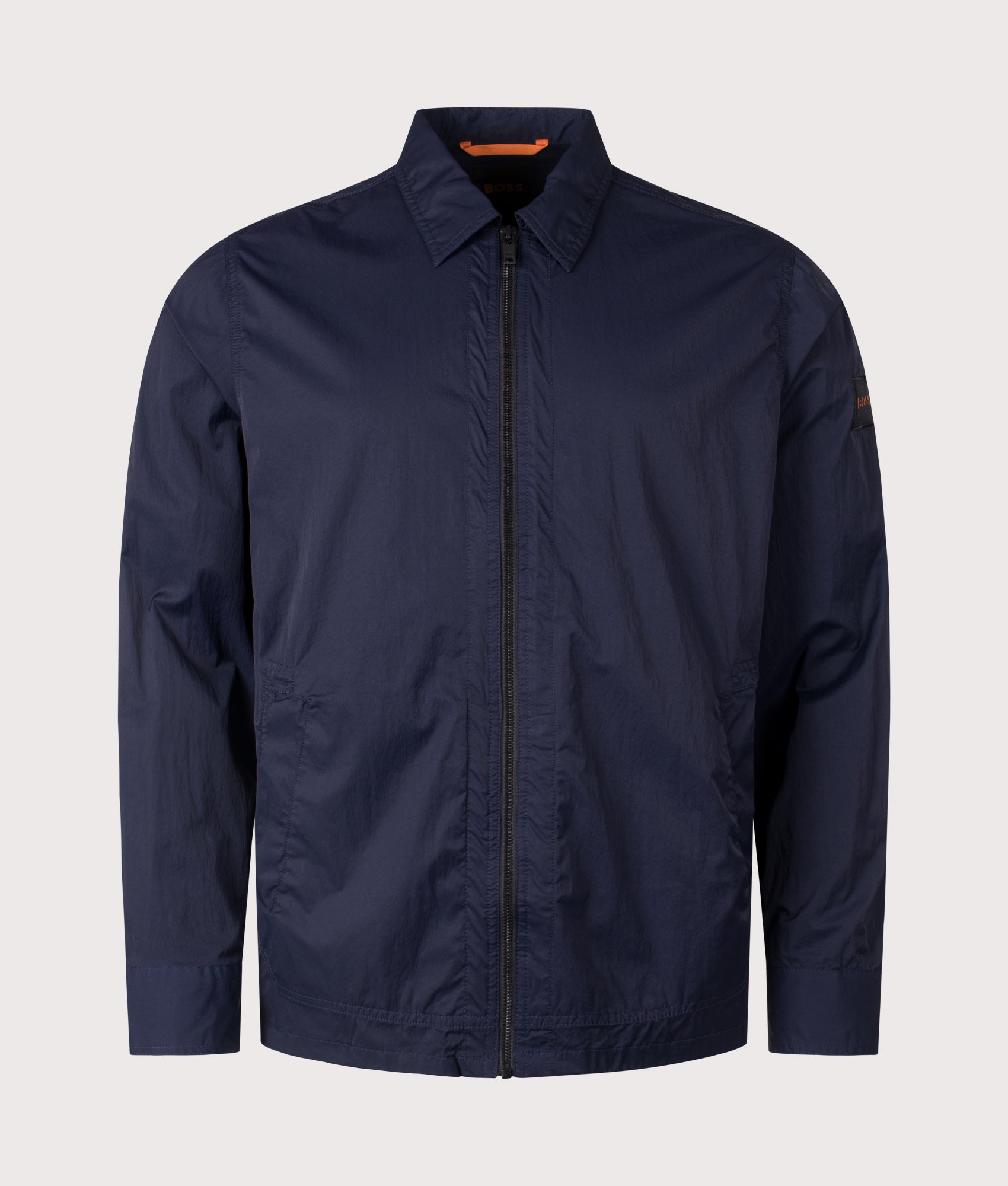 希少　OVERSTAYER M-A-S MODEL8101 Oversized Leejay 1 Overshirt in Dark Blue | BOSS | EQVVS