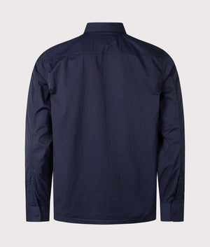 Oversized Leejay 1 Overshirt. Shot by EQVVS. Back shot.