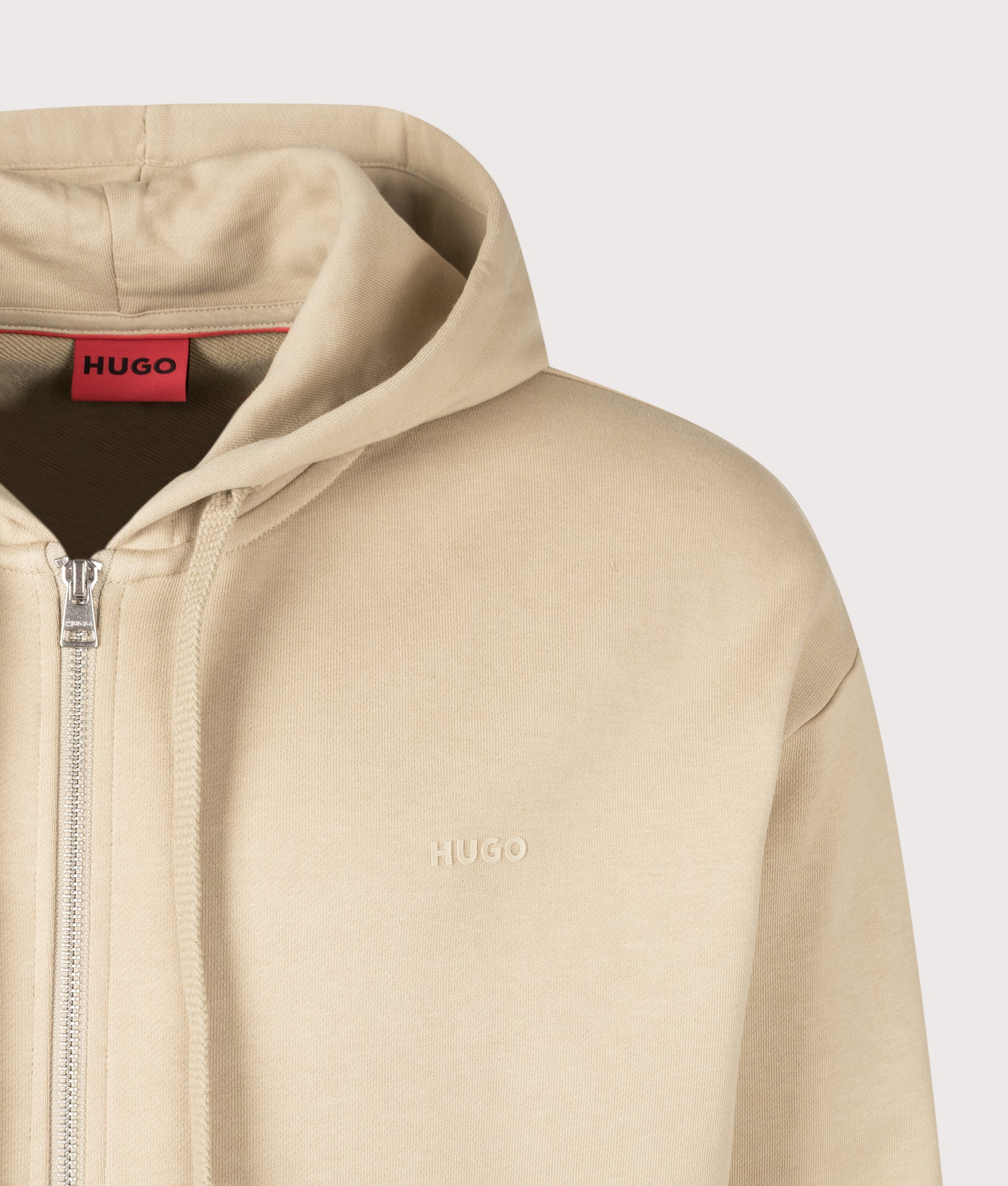 Relaxed Fit Dapozip Hoodie. Shot by EQVVS. Detail shot.