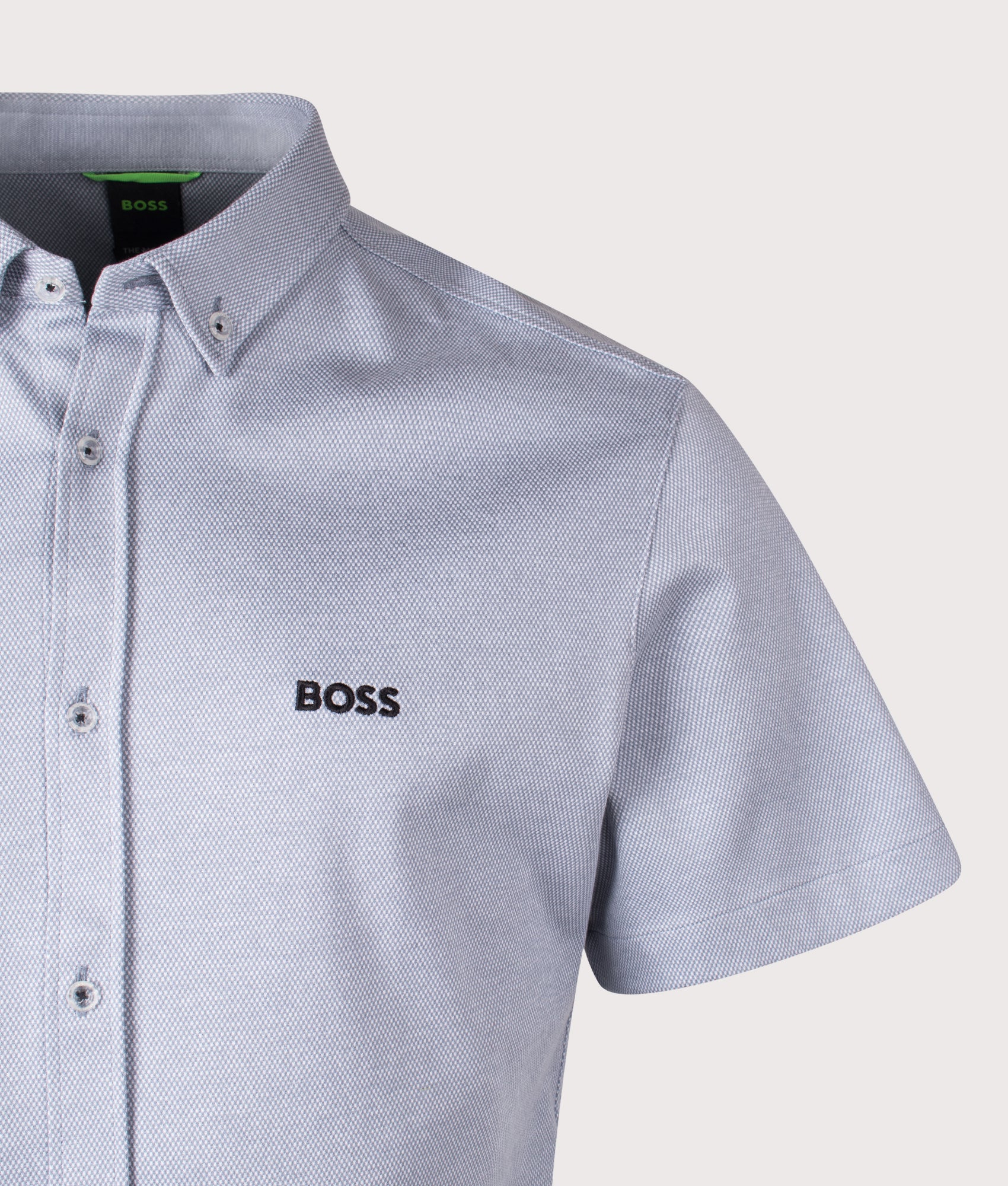 B Motion Short Sleeve Shirt. Shot by EQVVS. Detail shot.