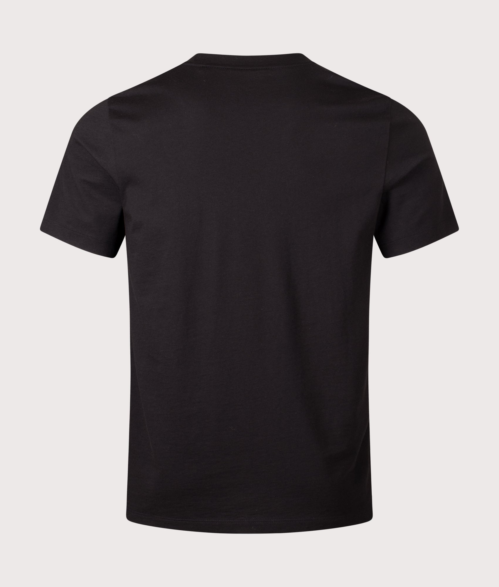 Dugolini T-Shirt in Black. 100% Cotton | HUGO | EQVVS | Back shot 