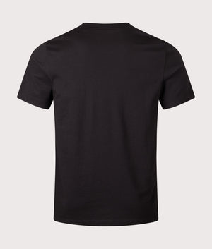 Dugolini T-Shirt in Black. 100% Cotton | HUGO | EQVVS | Back shot 