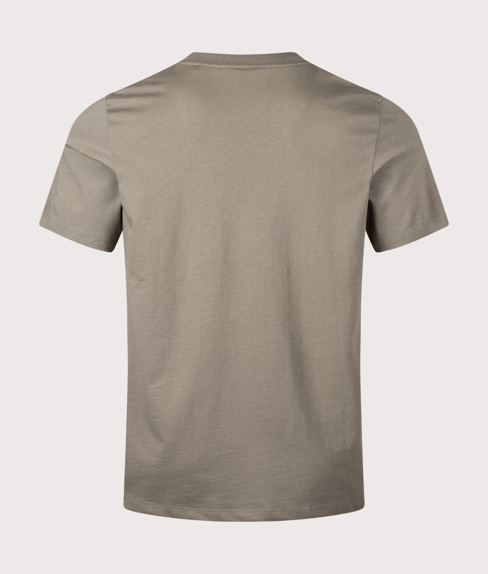 Dugolini T-Shirt in Medium Grey. 100% Cotton | HUGO | EQVVS | Back shot 