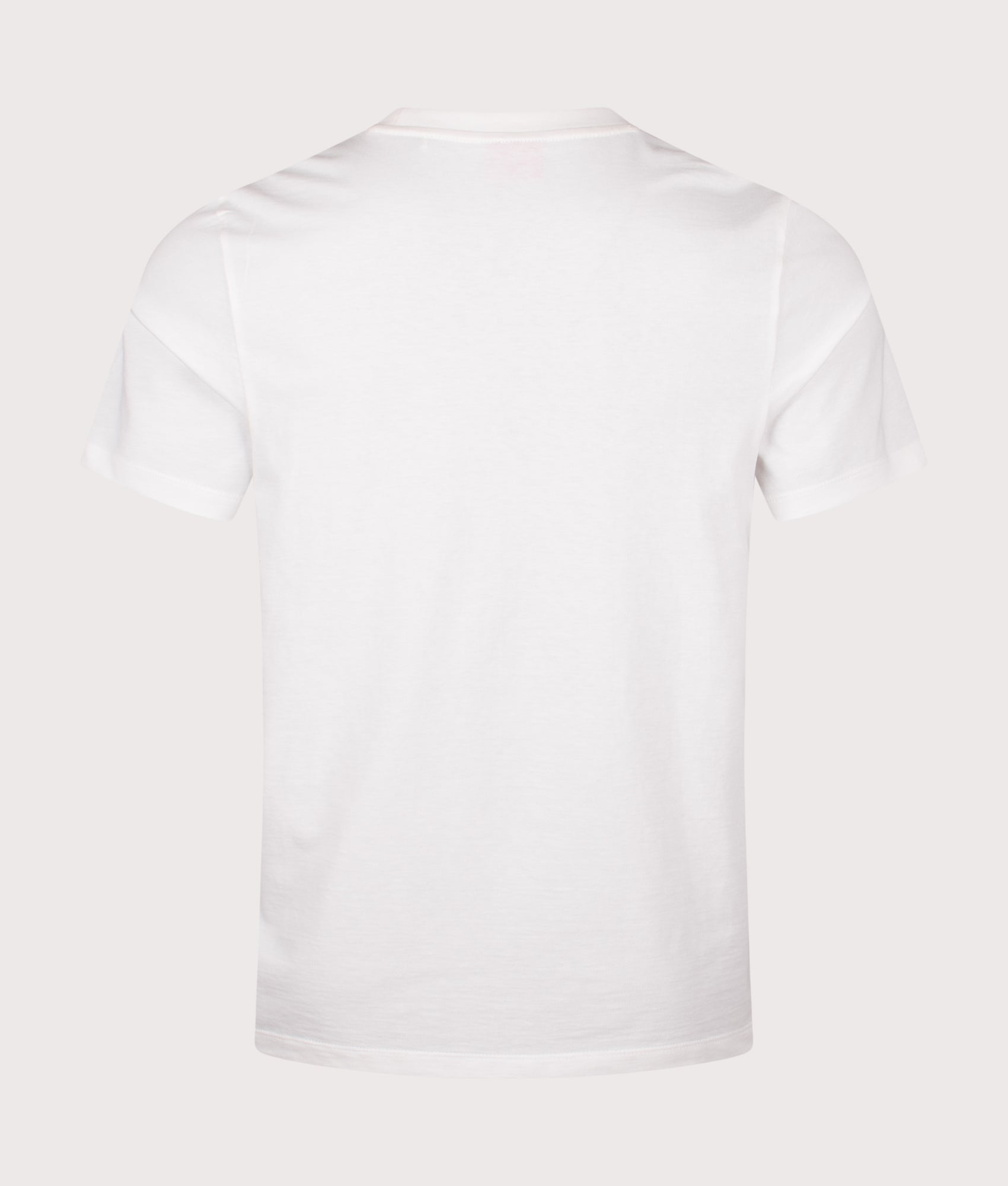 Dugolini T-Shirt in Natural. 100% Cotton | HUGO | EQVVS | Back shot 