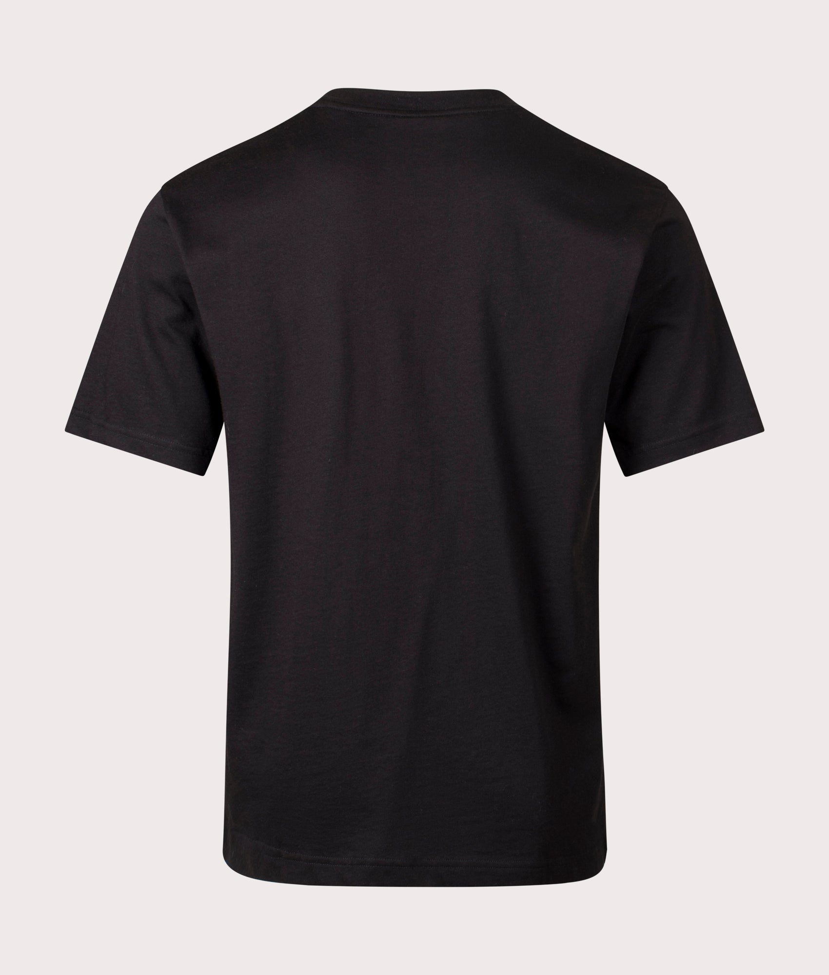 Relaxed Fit Divis T-Shirt by Hugo in Black. Shot by EQVVS. Back shot.