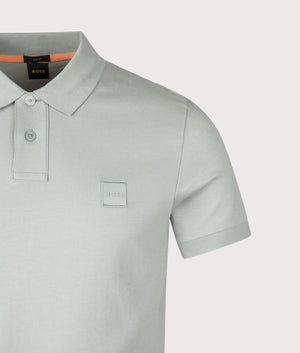 Slim Fit Passenger Polo Shirt | BOSS | EQVVS | Front detail shot 