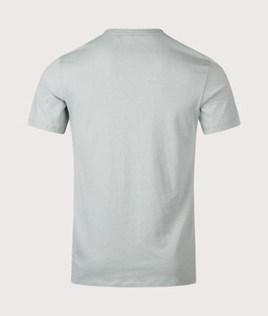 Tales T-Shirt by BOSS in Open Green. Shot by EQVVS. Back shot.