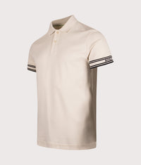 Slim Fit Zone Polo Shirt: 131 Open White 