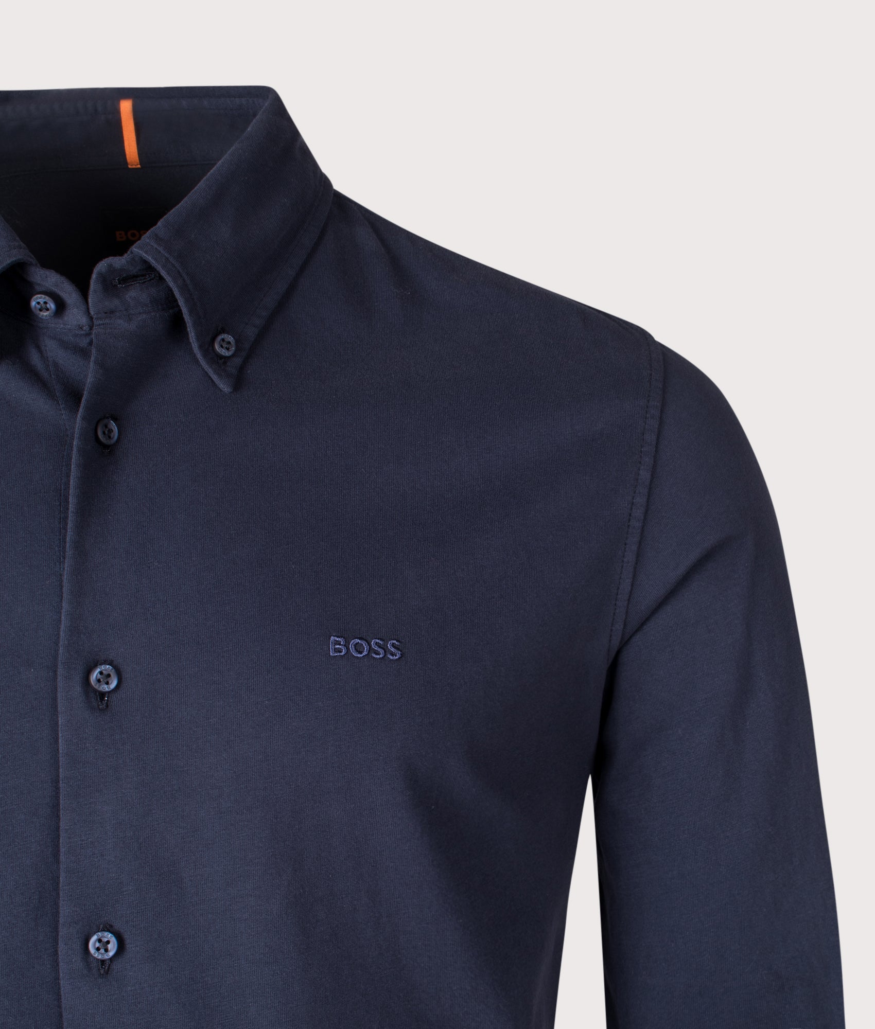 Slim Fit MyJersey Shirt. Shot by EQVVS. Detail shot.