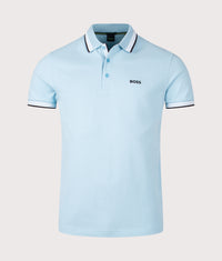 Paddy Polo Shirt: 455 Light/Pastel Blue 