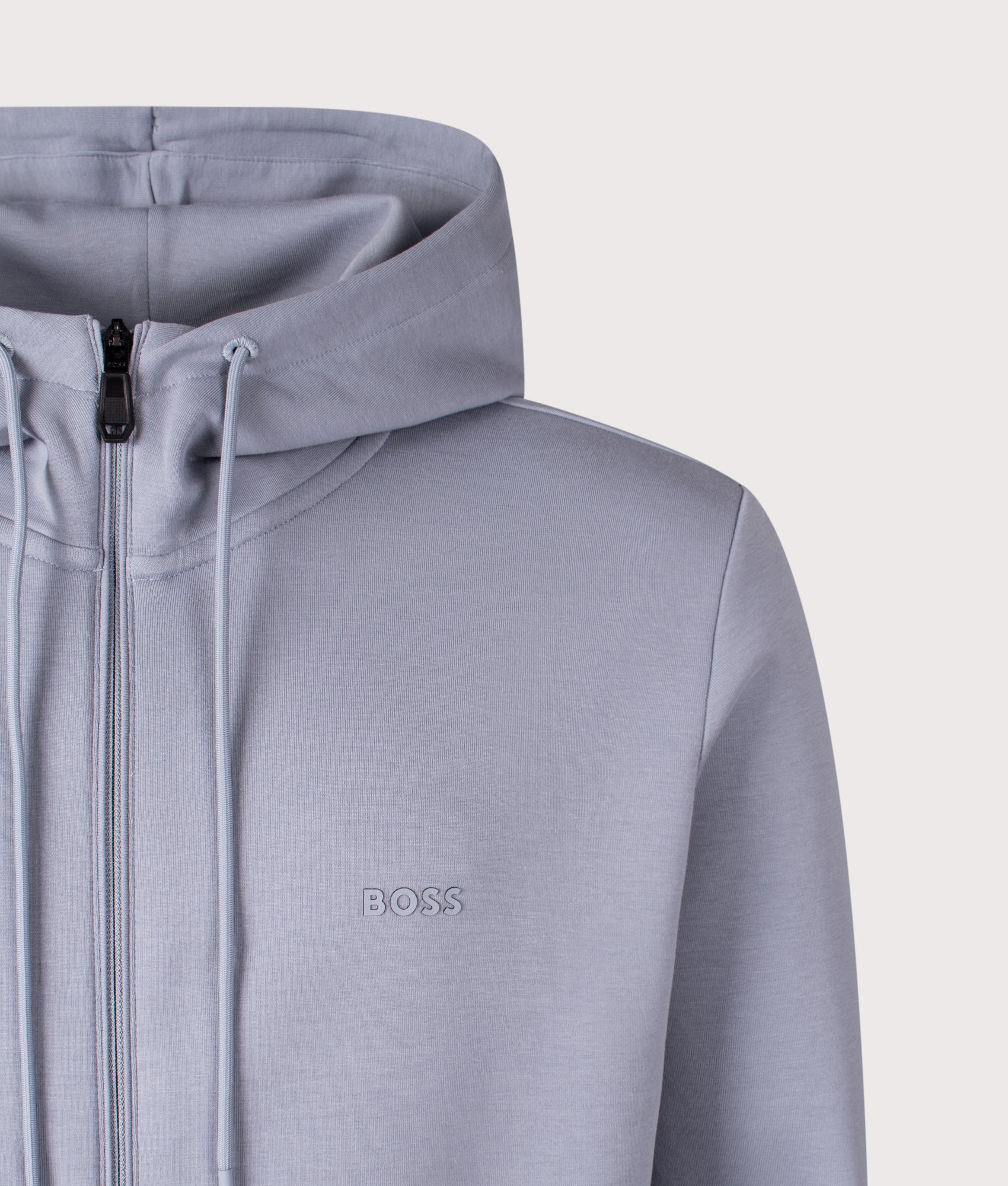 Zip Through Saggy Hoodie.. Shot by EQVVS. Detail shot.