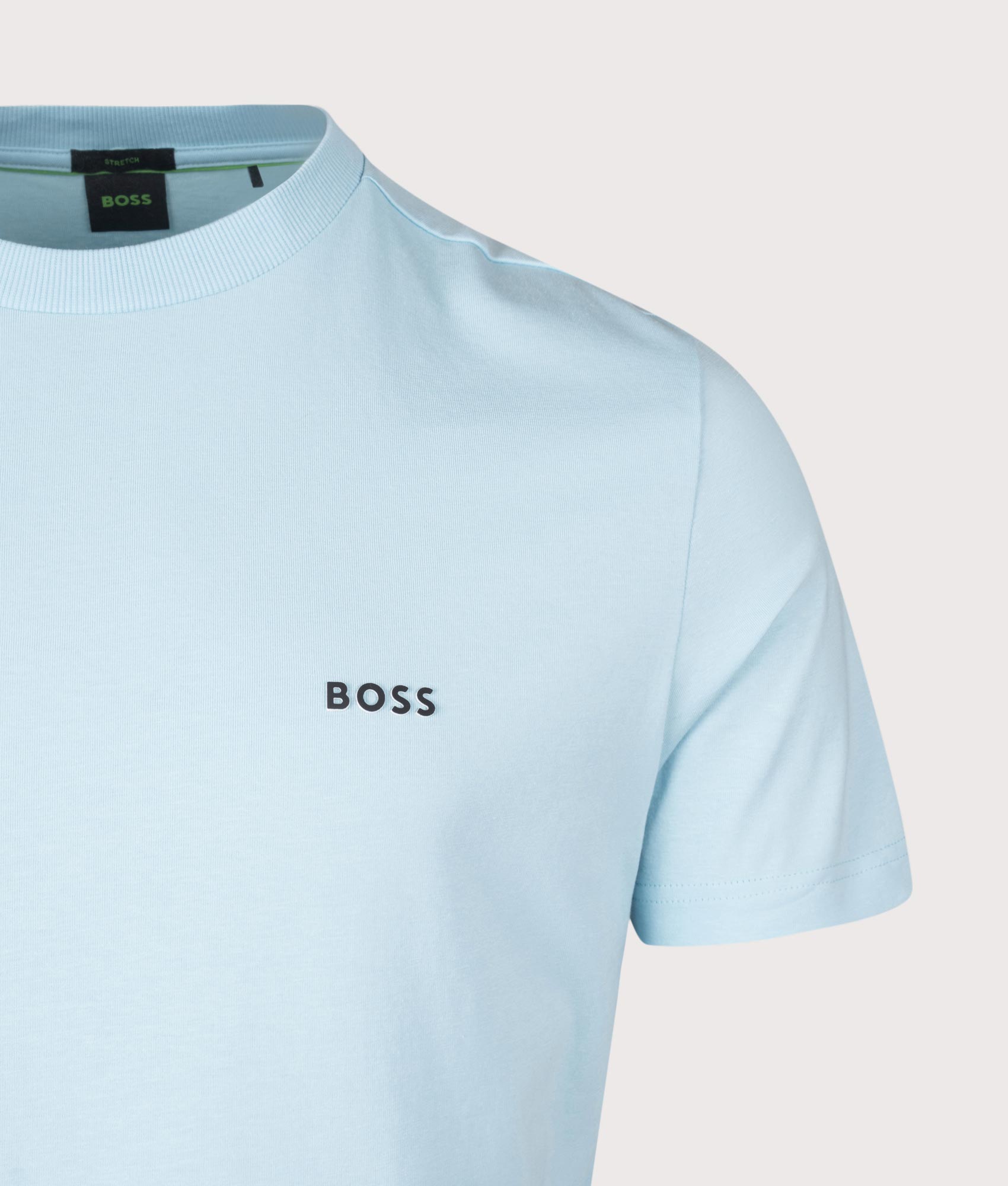 Crew Neck Tee T-Shirt. Shot by EQVVS. Detail shot.