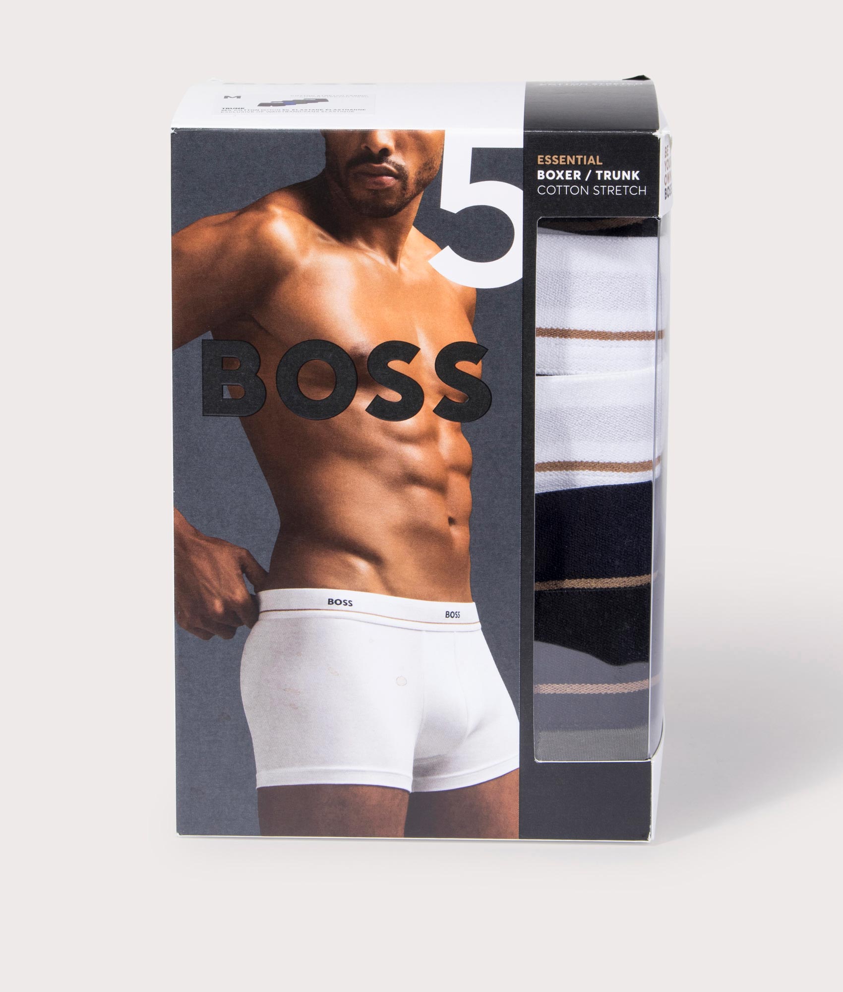 Box 5 Pack Essential Trunks BOSS EQVVS 