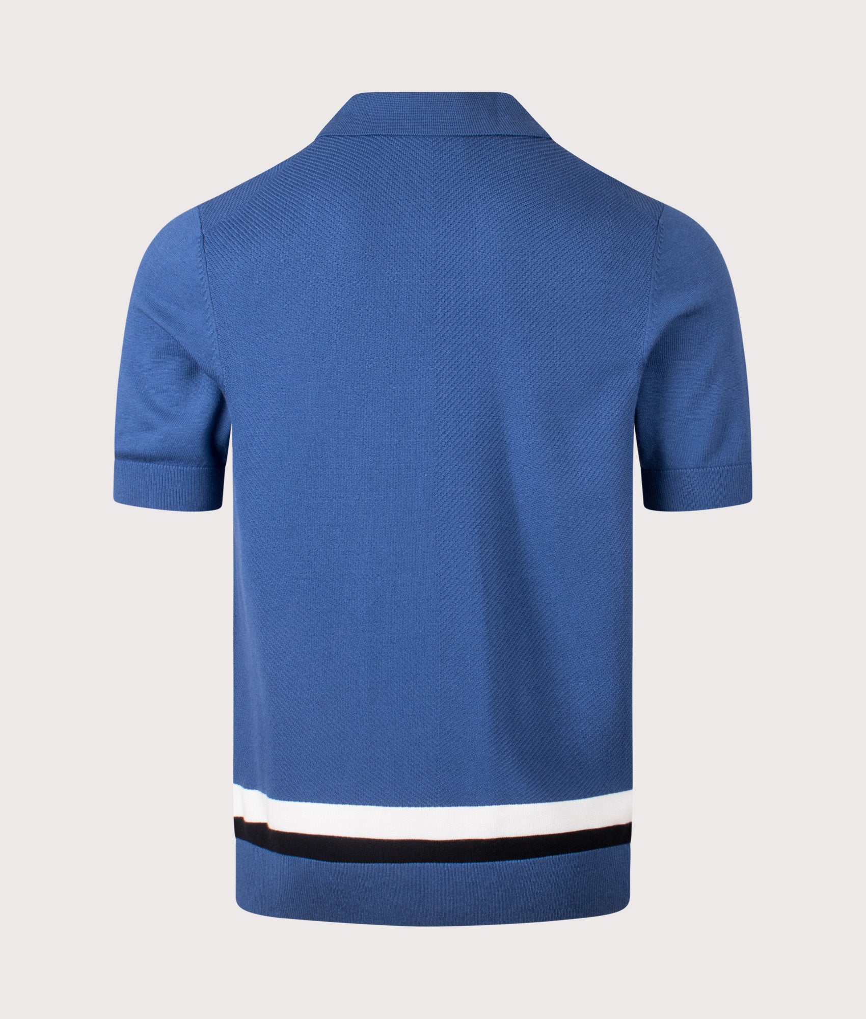 Relaxed Fit Sholpone Polo Shirt. Shot by EQVVS. Back shot.