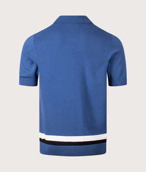 Relaxed Fit Sholpone Polo Shirt. Shot by EQVVS. Back shot.