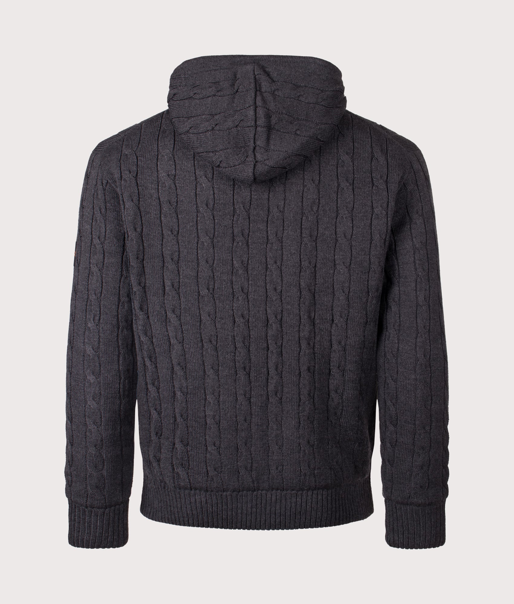 Kudable Hoodie in Black | BOSS | EQVVS | Back shot 