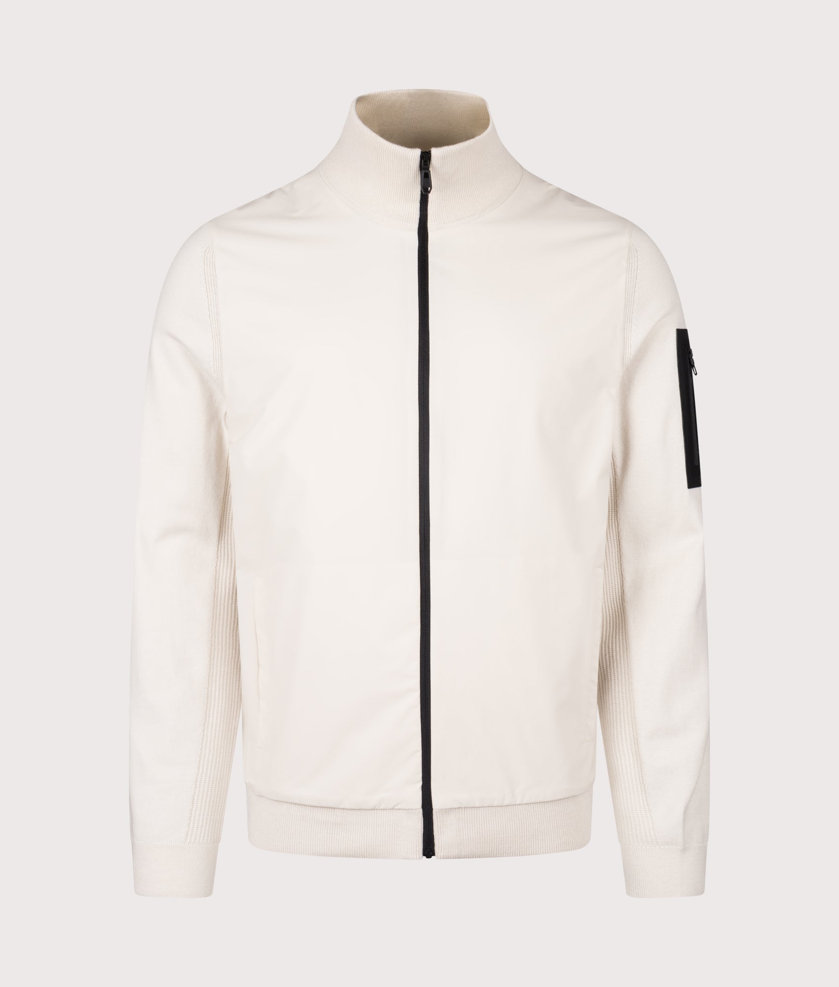 Momentum X Jacket in Open White | Wool Blend | BOSS | EQVVS | Front shot 