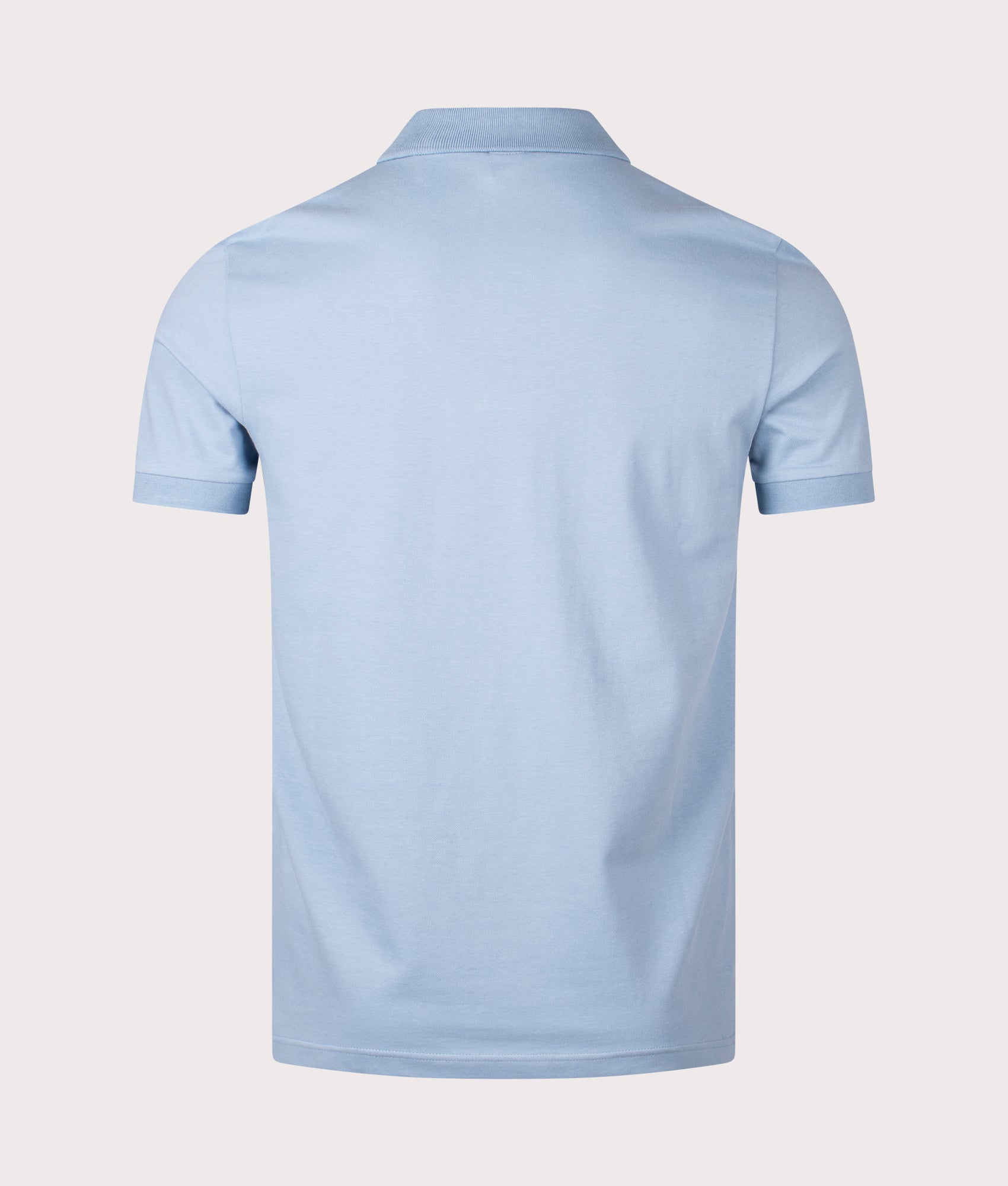 Passenger Polo Shirt in Light Blue | BOSS | EQVVS | Back shot 