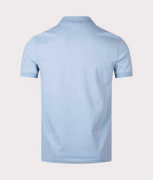 Passenger Polo Shirt in Light Blue | BOSS | EQVVS | Back shot 