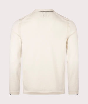 Ever X Sweatshirt in Open White | 100% Cotton | BOSS | EQVVS | Back shot 