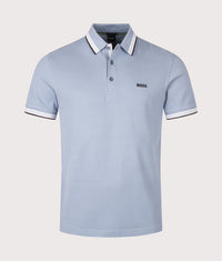 Regular Fit Paddy Polo Shirt: 490 Open Blue 