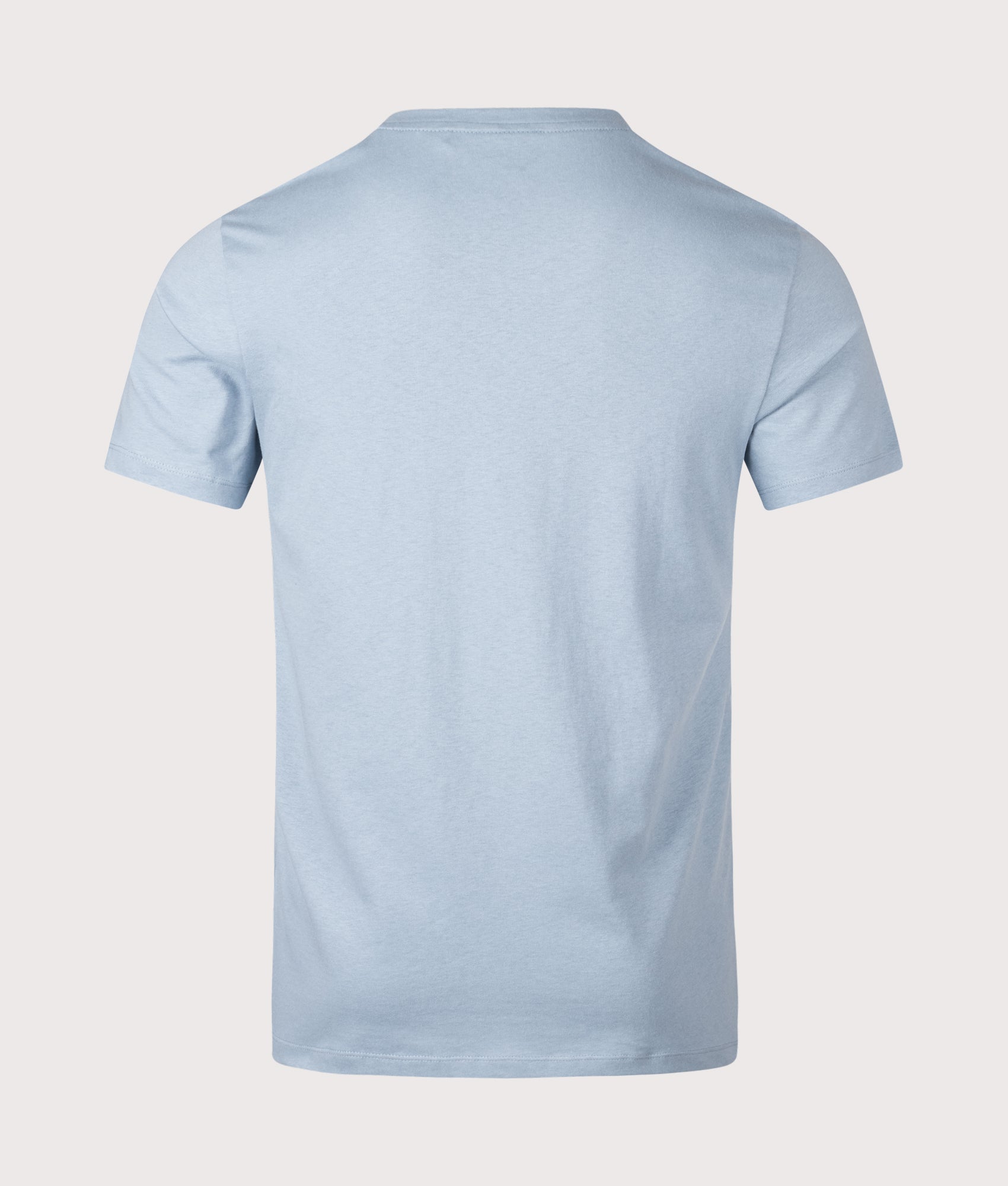 Tales T-Shirt by BOSS in Light/Pastel Blue. Shot by EQVVS. Back shot.