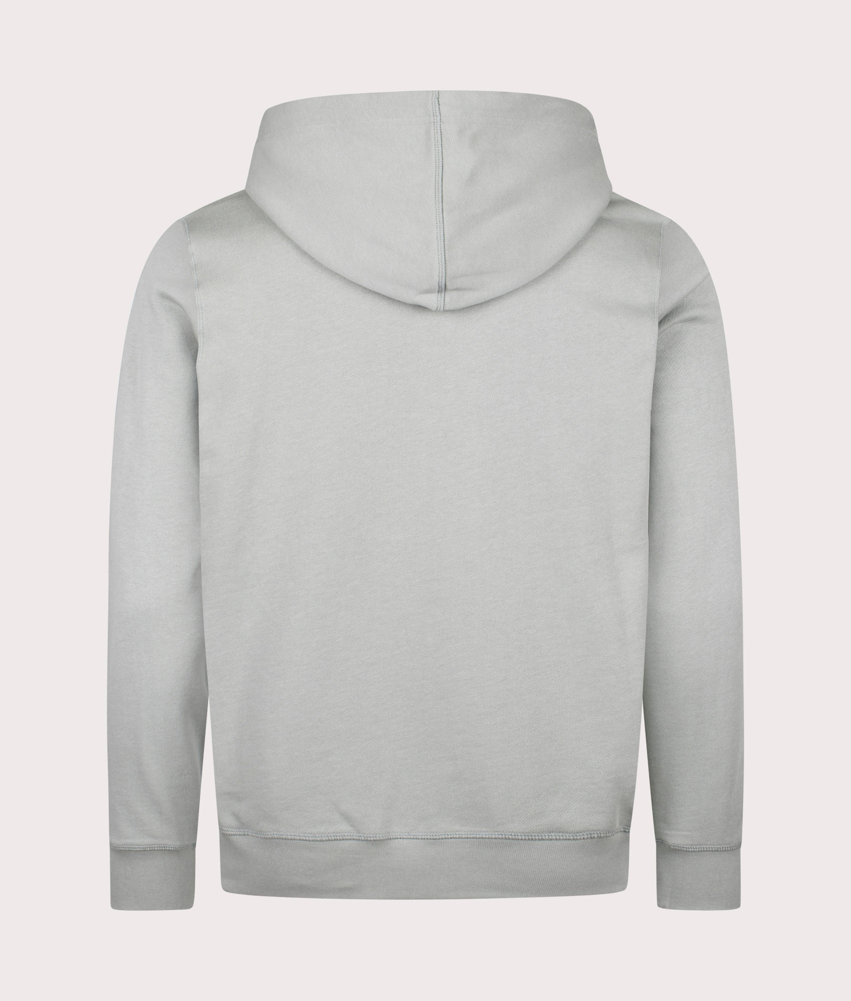 Wetalk Hoodie in Open Green. 100% Cotton | BOSS | Shot at EQVVS | Back shot 