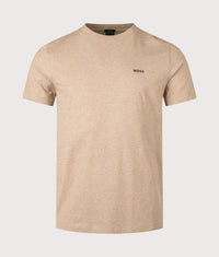 Crew Neck Tee T-Shirt: 266 Medium Beige 