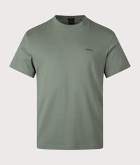 Crew Neck Tee T-Shirt: 358 Open Green 