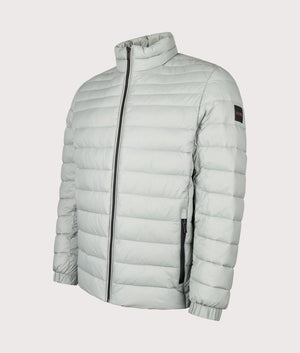 Oden2 Packable Jacket in Open Green | Recycled Polyamide | BOSS | EQVVS | Front angle shot 
