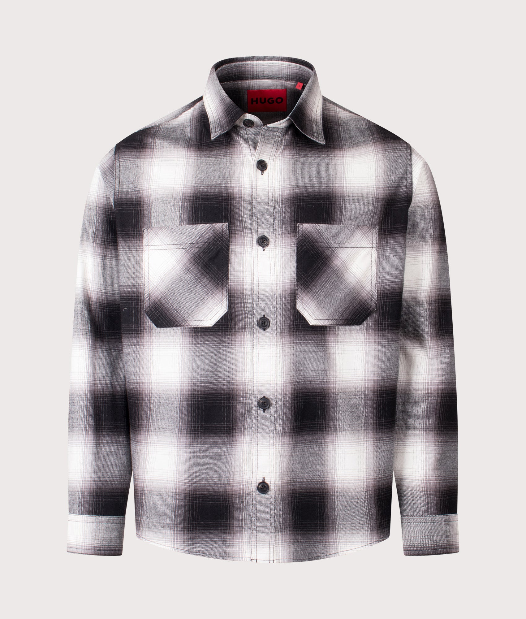 Oversized Erato Shirt in Black | HUGO | EQVVS | Front shot 