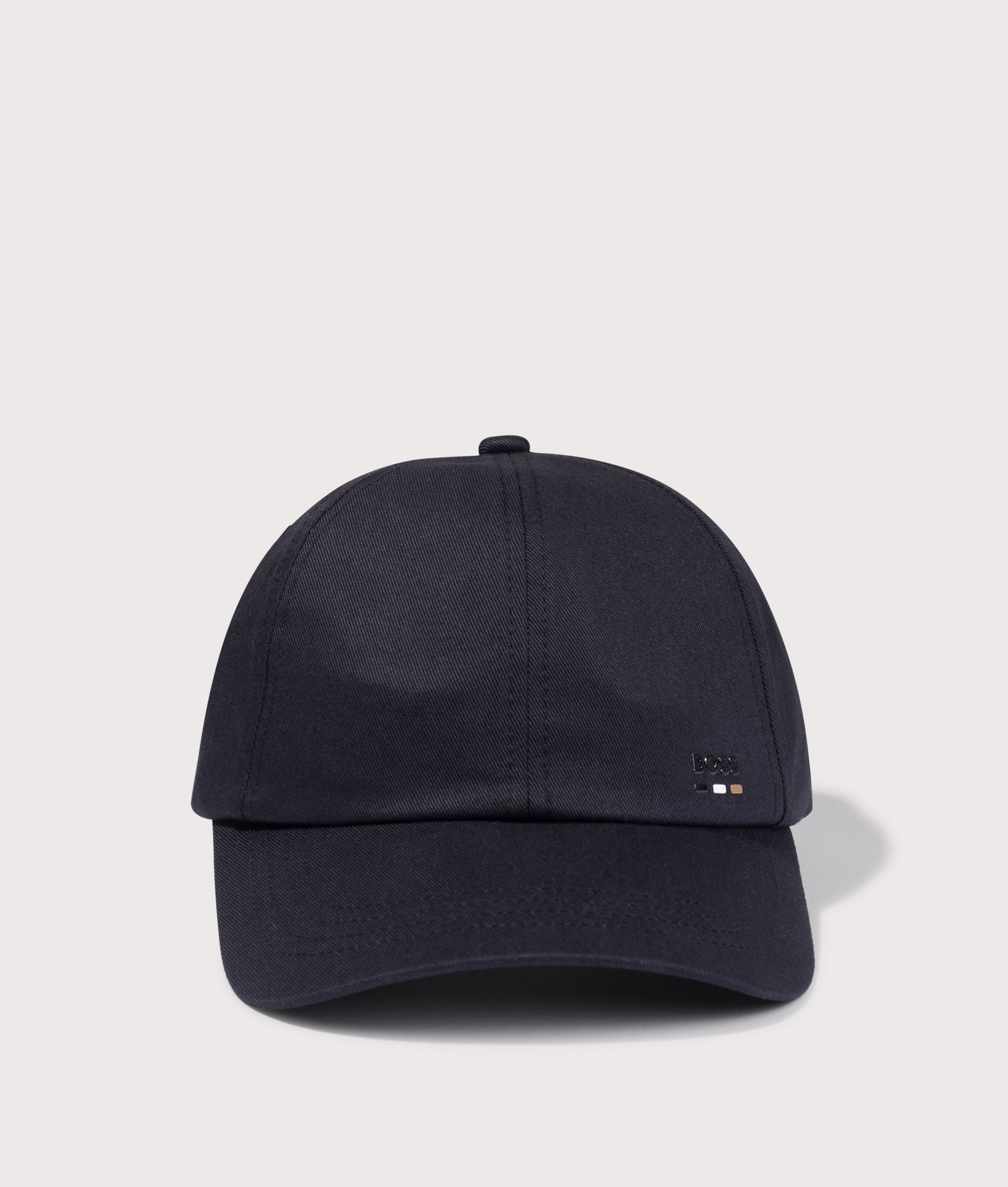 Zed BOSS Icon Cap in Black by BOSS. Shot by EQVVS. Front shot. 
