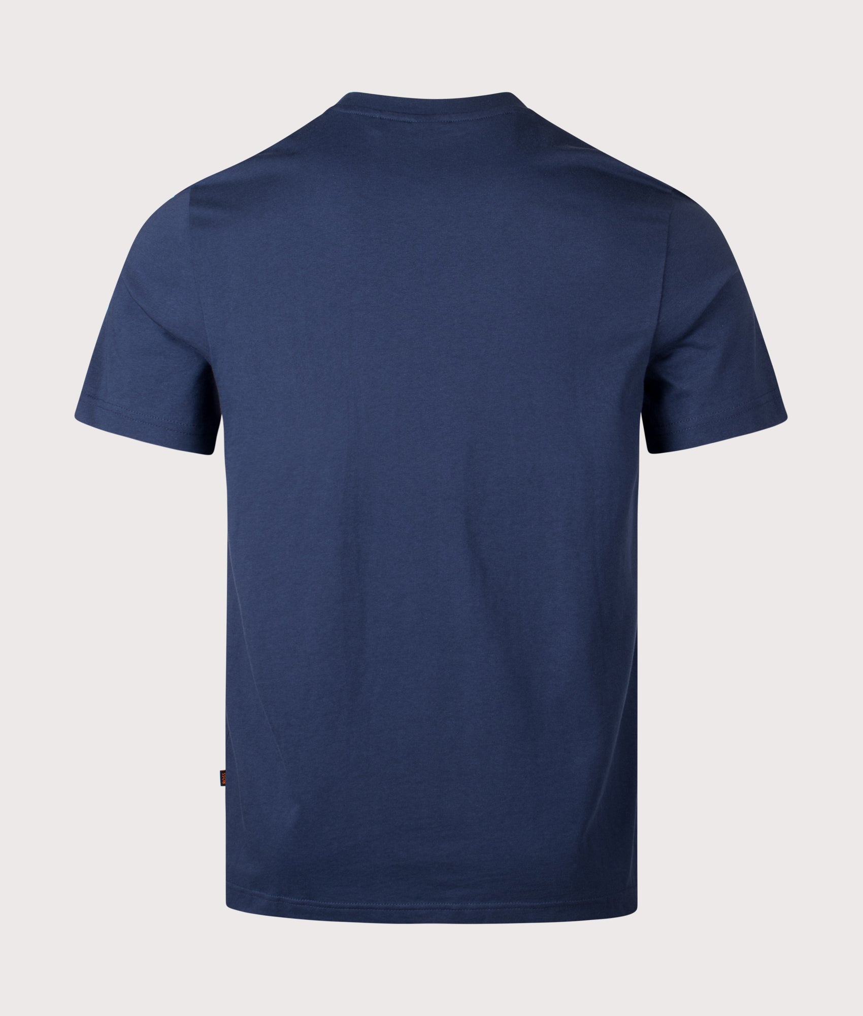 Te Plain T-Shirt in Open Blue | 100% Cotton | BOSS | EQVVS | Back shot 