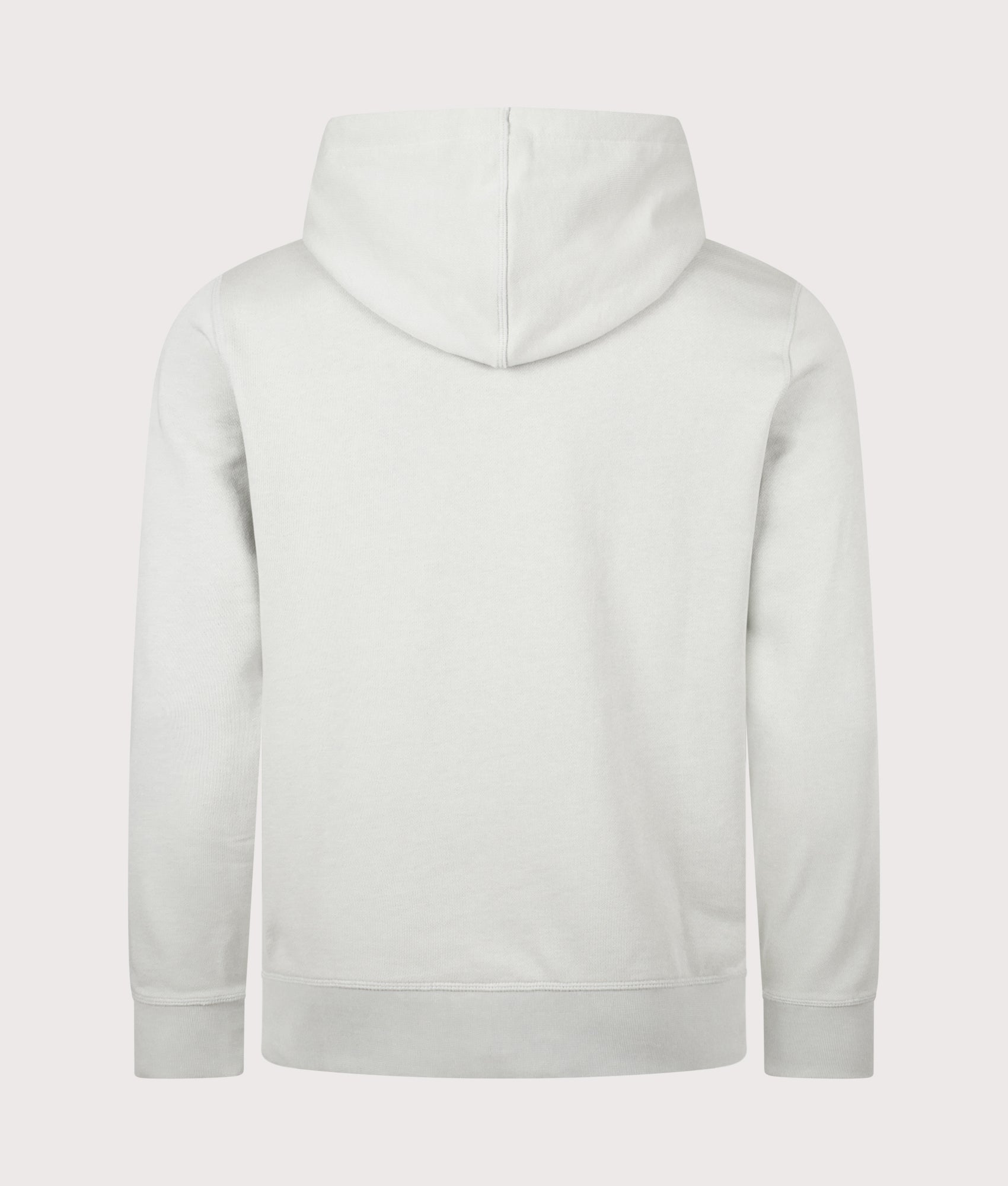 Wetalk Hoodie in Silver | 100% Cotton | BOSS | EQVVS | Back shot 