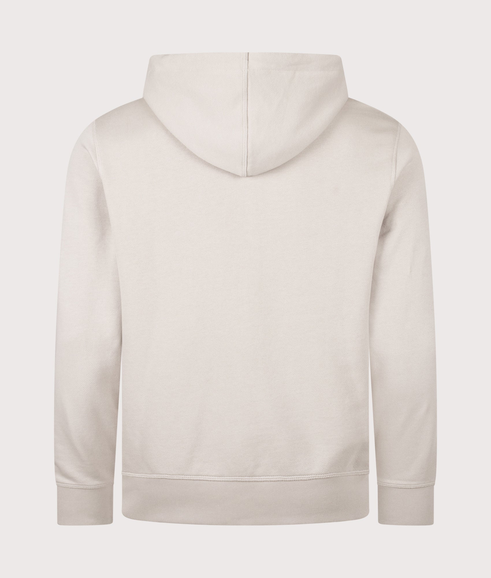 Wetalk Hoodie in Open Grey | 100% Cotton | BOSS | EQVVS | Back shot 