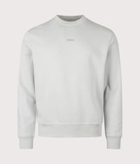 Relaxed Fit WeSmall Crew Sweatshirt: 043 Silver 