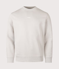 Relaxed Fit WeSmall Crew Sweatshirt: 070 Open Grey 