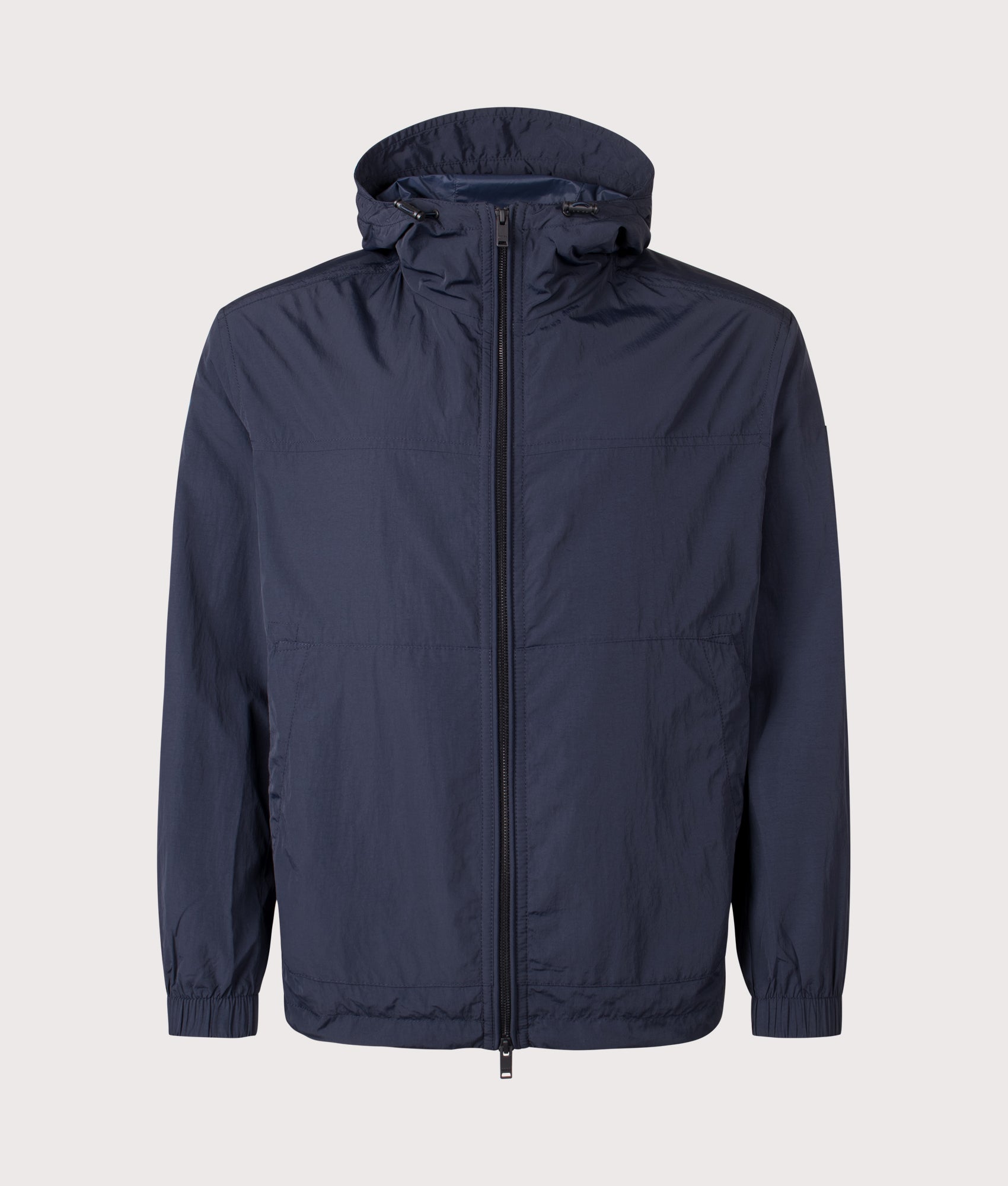 Orip Jacket in Dark Blue | BOSS | EQVVS | Front shot 