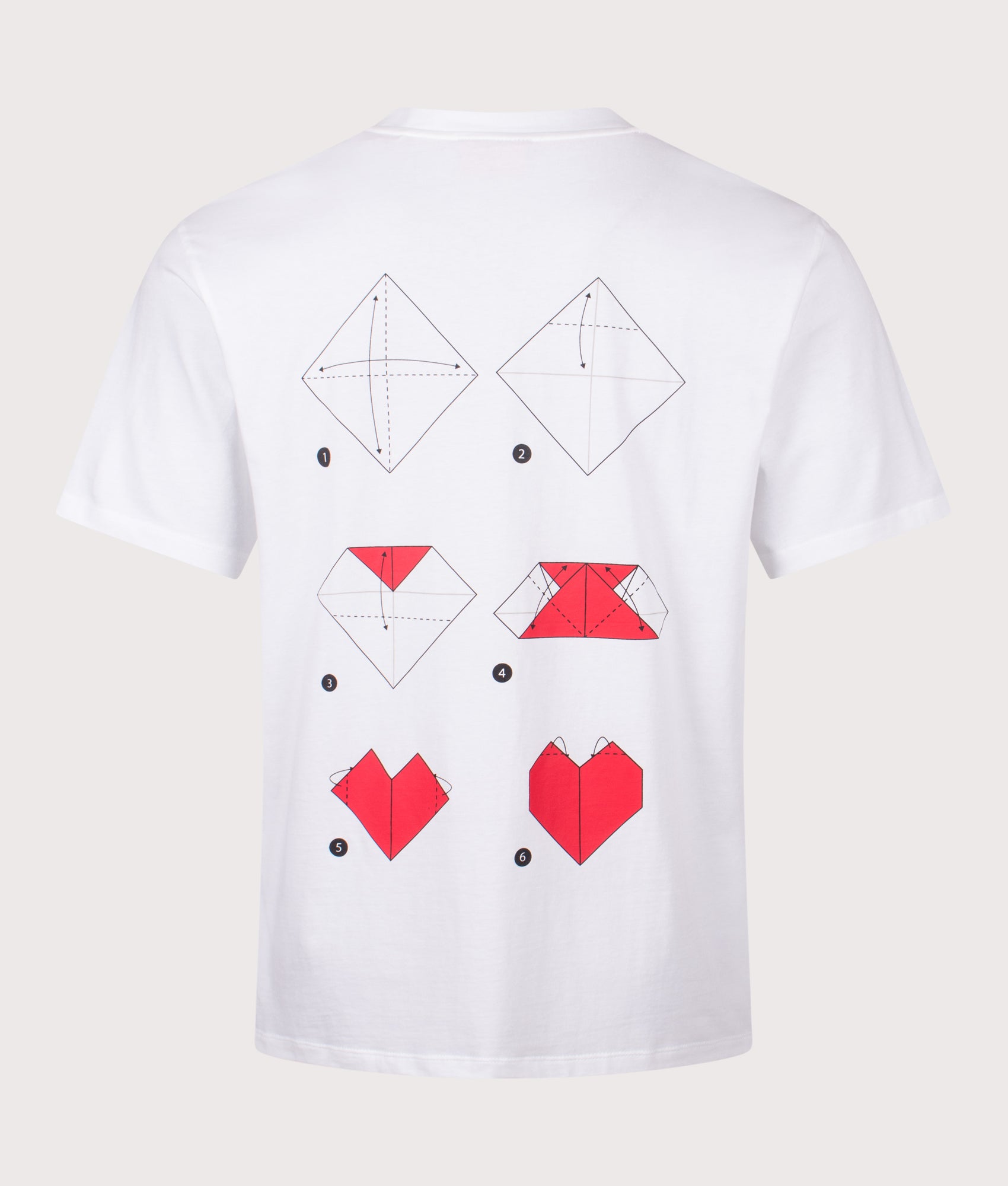 HUGO release the Relaxed Fit Dalentin T-Shirt in White at EQVVS Menswear. Back shot.