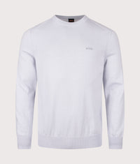 Asac Crewneck Knit: 053 Light/Pastel Grey 