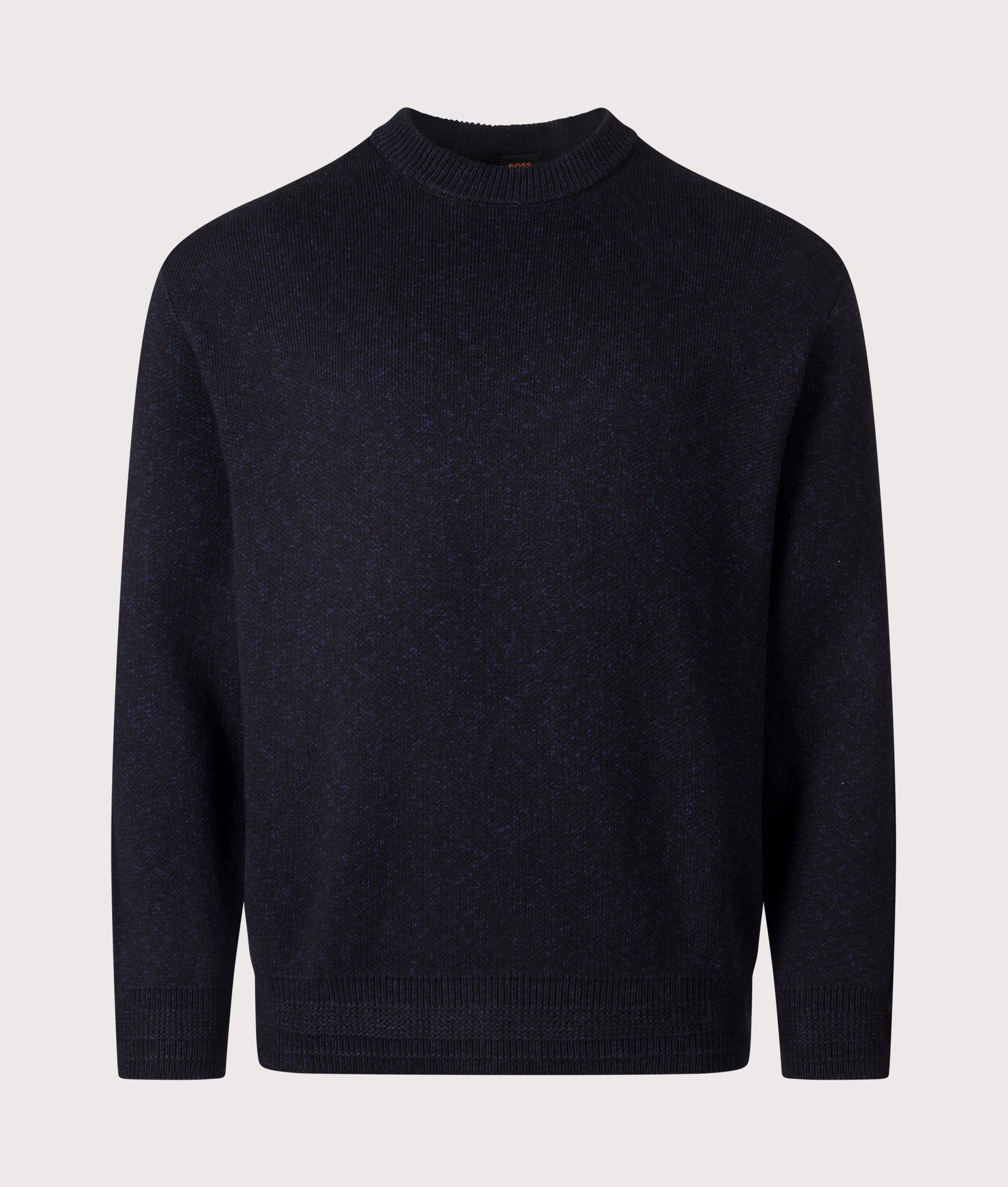 Kokoage Jumper in Black | 100% Cotton | BOSS | EQVVS | Front shot 