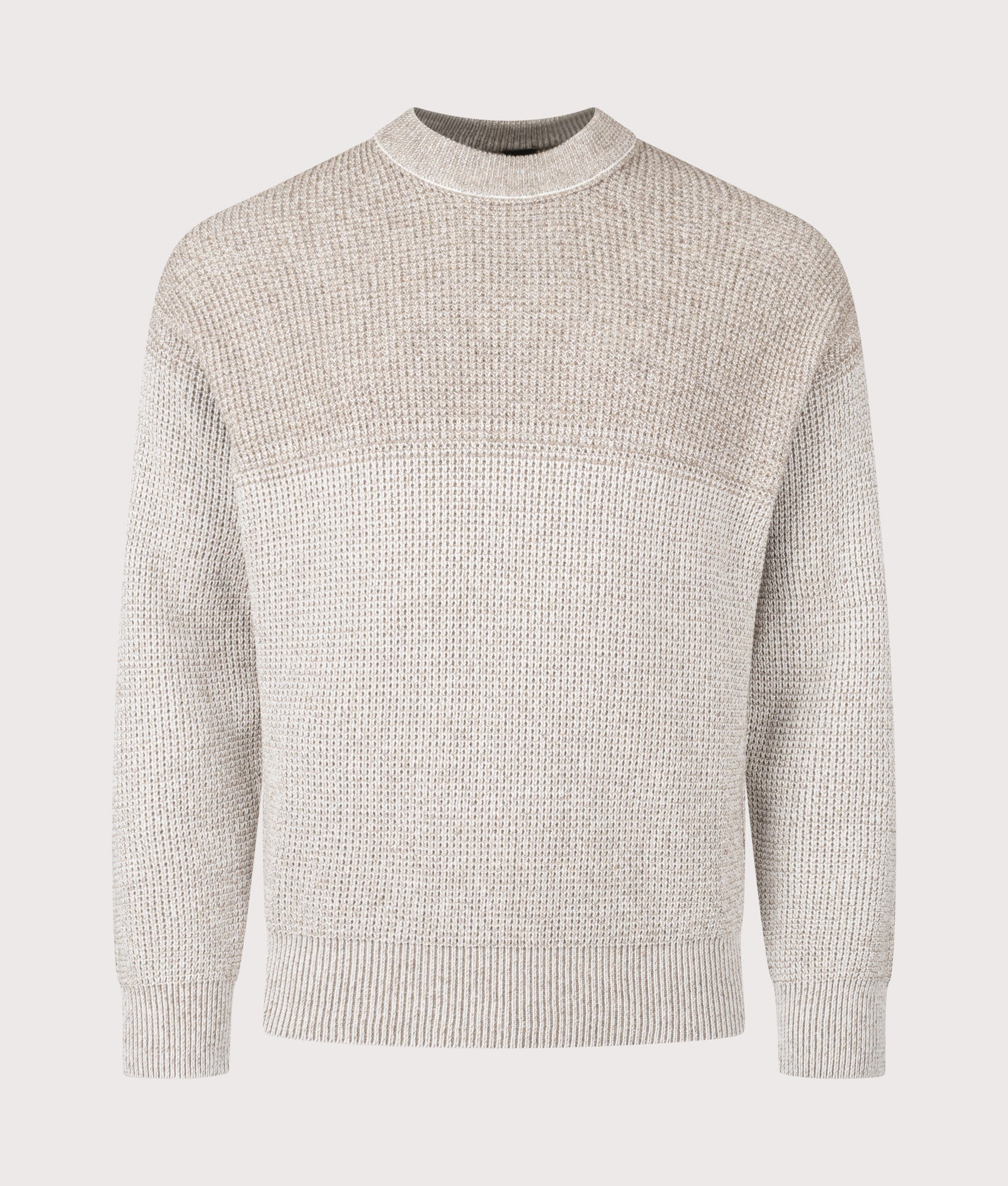 Kartney Jumper in Open Grey | BOSS | EQVVS | Front shot 
